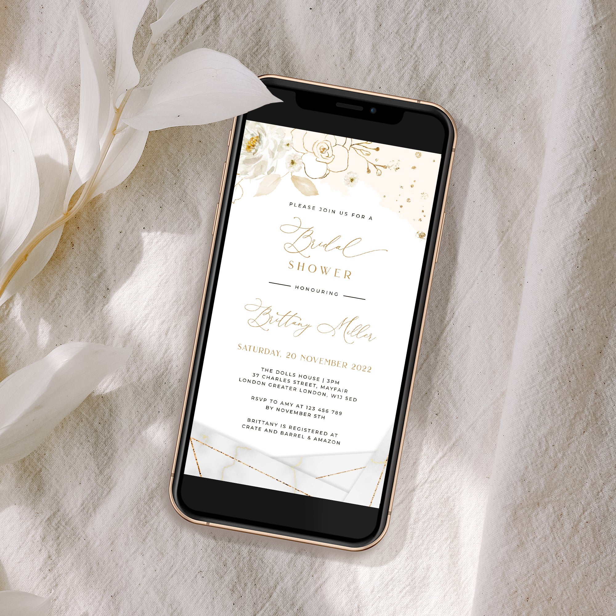 Dora | Bridal Shower Digital Evite