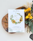 Marisol | Sunflowers Save the Date Template
