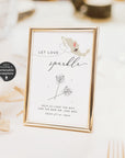 Sofia | Sparkler Send Off Sign Template