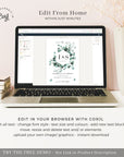 Luisa | Eucalyptus Save the Date Card Template