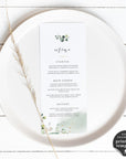 Flora | Wedding Menu Template