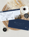 Sofia | Save The Date Boarding Pass Template