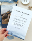 ALYSSA | Sea Wedding Invitation with Rsvp Template