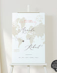 Sofia | Travel Themed Wedding Welcome Sign Template