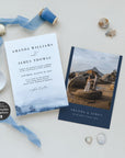 ALYSSA | Sea Wedding Invitation with Rsvp Template