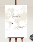 Sofia | Travel Themed Wedding Welcome Sign Template