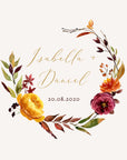 AMBRA Fall Wedding Monogram Design Template