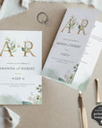 Flora | Rustic Wedding Program Template