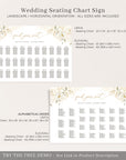 Dora | Elegant Wedding Seating Plan Template