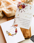 Ambra | Fall Wedding Invitation Template