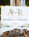 Flora | Welcome To Our Wedding Sign Template