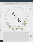 Flora | Rustic Wedding Logo Design Template