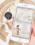 Sofia | Passport Wedding Invitation Digital