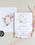Fiorella | Romantic Save the Date Card Template
