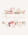 Fiorella | Romantic Wedding Monogram Design Template