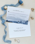 ALYSSA | Sea Wedding Invitation with Rsvp Template