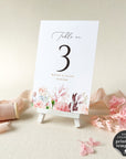 Fiorella | Romantic Wedding Table Cards Template