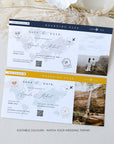 Sofia | Save The Date Boarding Pass Template