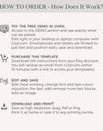 Natalia | Christmas Wedding Logo Design Template