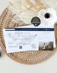 Sofia | Save The Date Boarding Pass Template