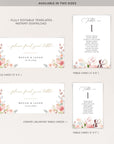 Fiorella | Printable Seating Chart Cards Wedding