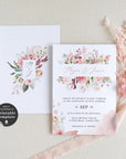 Fiorella | Romantic Wedding Invitation Set Template