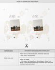 Sofia | World Map Table numbers Wedding Template