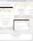 Dora | Editable wedding invitation Suite