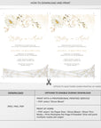 Dora | Elegant wedding invitation Editable