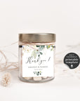 Flora | Rustic Wedding Favour Tags Template