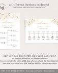 Dora | Wedding Reception Timeline Template