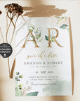 Flora | Rustic Save the Date Card Template