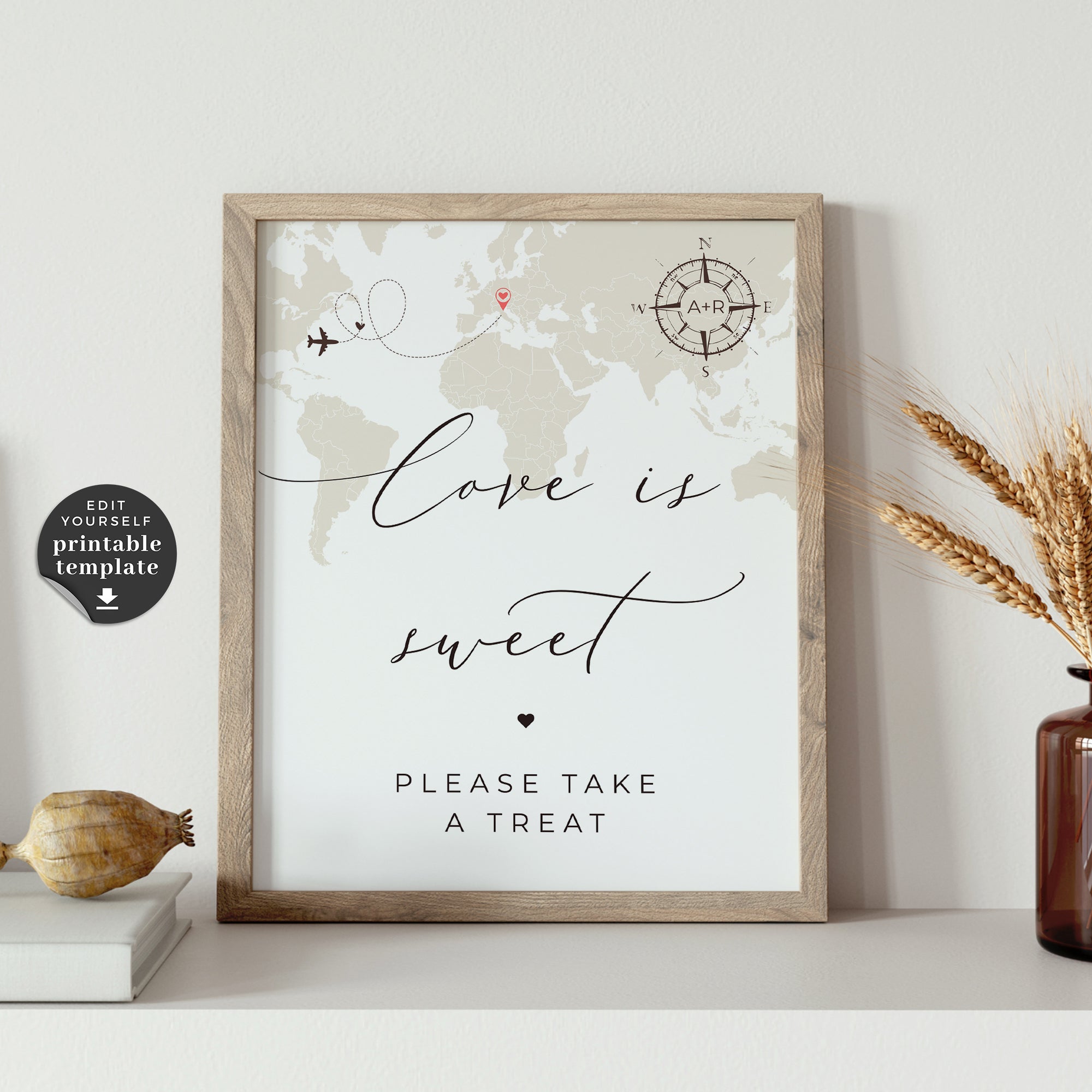 Sofia | Wedding Favor Sign Template