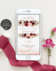Rosita | Marsala Blush Electronic Save the Date