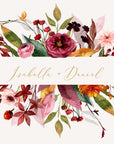 AMBRA Fall Wedding Monogram Design Template