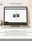 Modern Calendar Save the Date Digital Invitation
