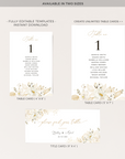 Dora | Elegant Seating Cards Wedding Template
