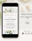 Flora | Wedding Shower Invitation Evite