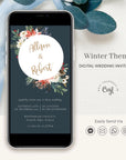 Natalia | Christmas Wedding Invitation Evite