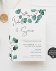 Luisa | Eucalyptus Wedding Invitation Set Template