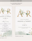 Flora | Rustic Wedding Program Template
