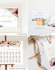 Ambra | Fall Wedding Stationery Bundle Templates DIY