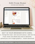 Ambra | Fall Wedding Stationery Bundle Templates DIY