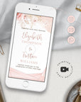Aurora | Rose Gold Wedding Invitation Video