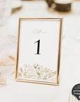 Dora | Elegant Wedding Table Numbers Template