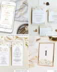 Dora | Elegant DIY Wedding Stationery Bundle Templates