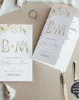 Dora | Elegant Wedding Ceremony Program Template