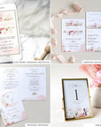 Fiorella | Romantic Wedding Printable Stationery Templates Bundle