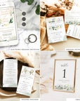 Flora | Rustic Wedding Stationery Bundle Templates