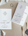 Giulia | Minimalist Wedding Program Template